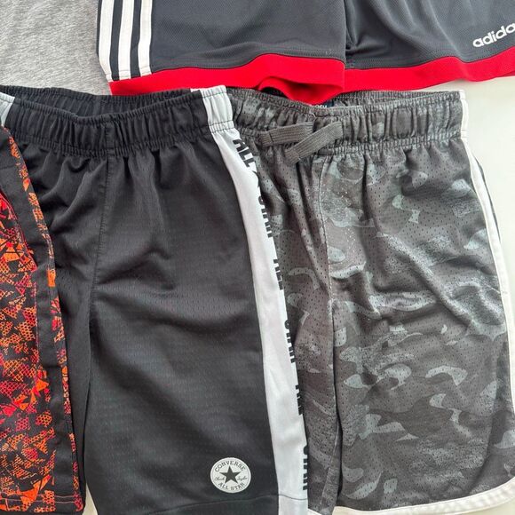 Lot 5 Basketball Shorts 2 Tshirts Youth Boys Small Adidas Nike Converse Champion - Picture 3 of 15